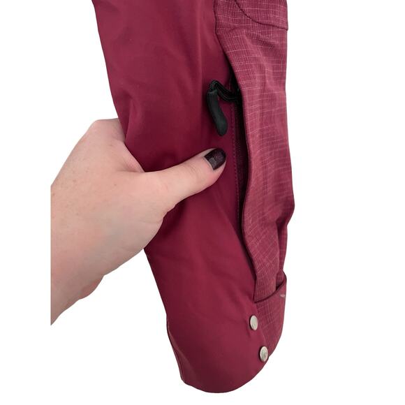 Nils Womens Red Burgundy Winter Ski Jacket Thermore Recco Technology Size 6 - Picture 6 of 16